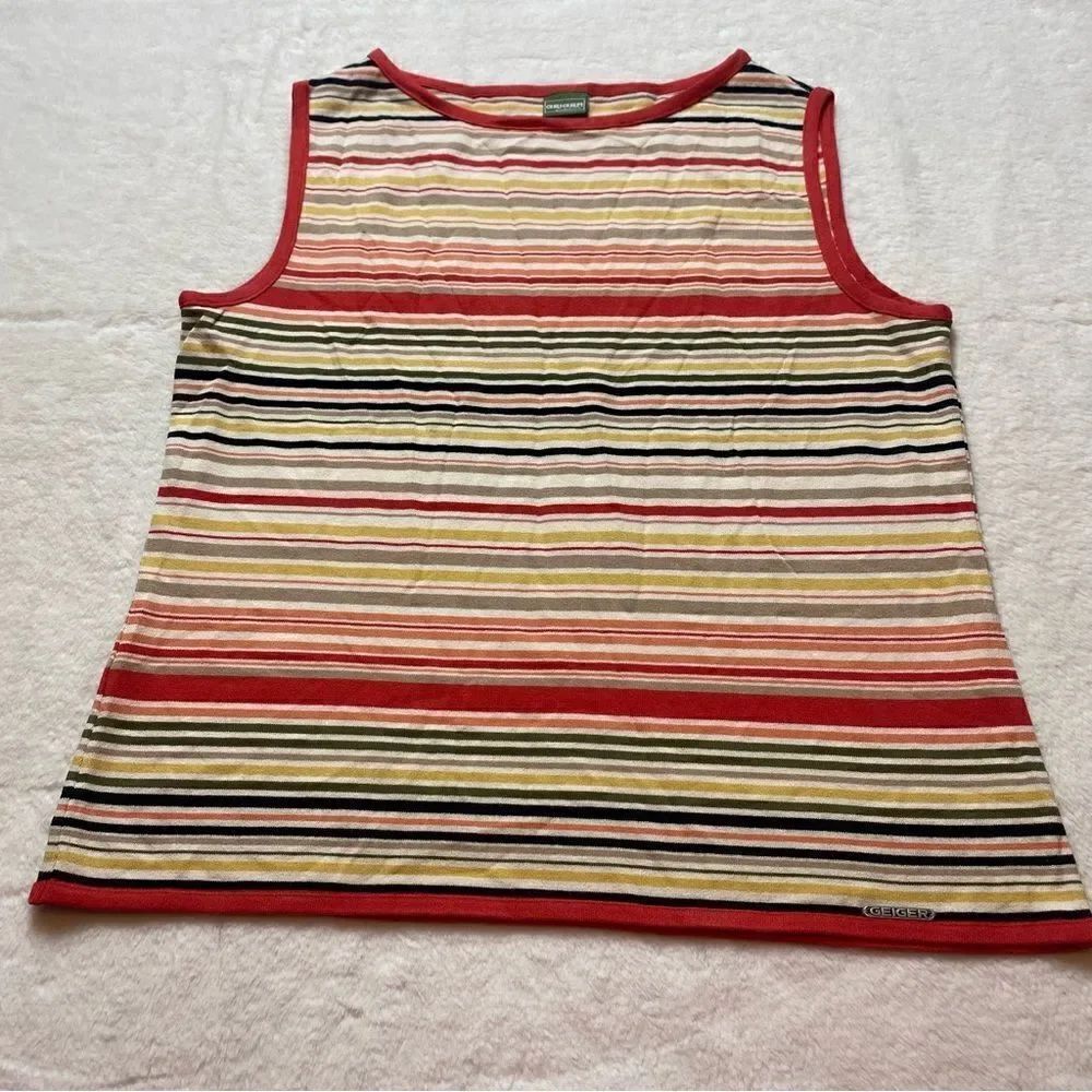 Geiger Collection Striped Tank Size 42